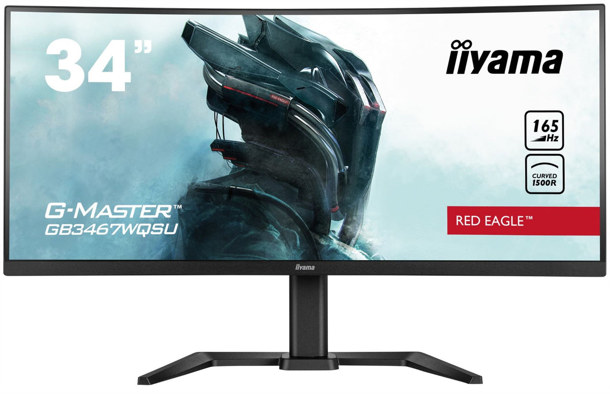 iiyama G-MASTER GB3467WQSU-B5 Computer Monitor 86.4 cm (34&quot;) 3440 x 1440 pixels UltraWide Quad HD LED Black