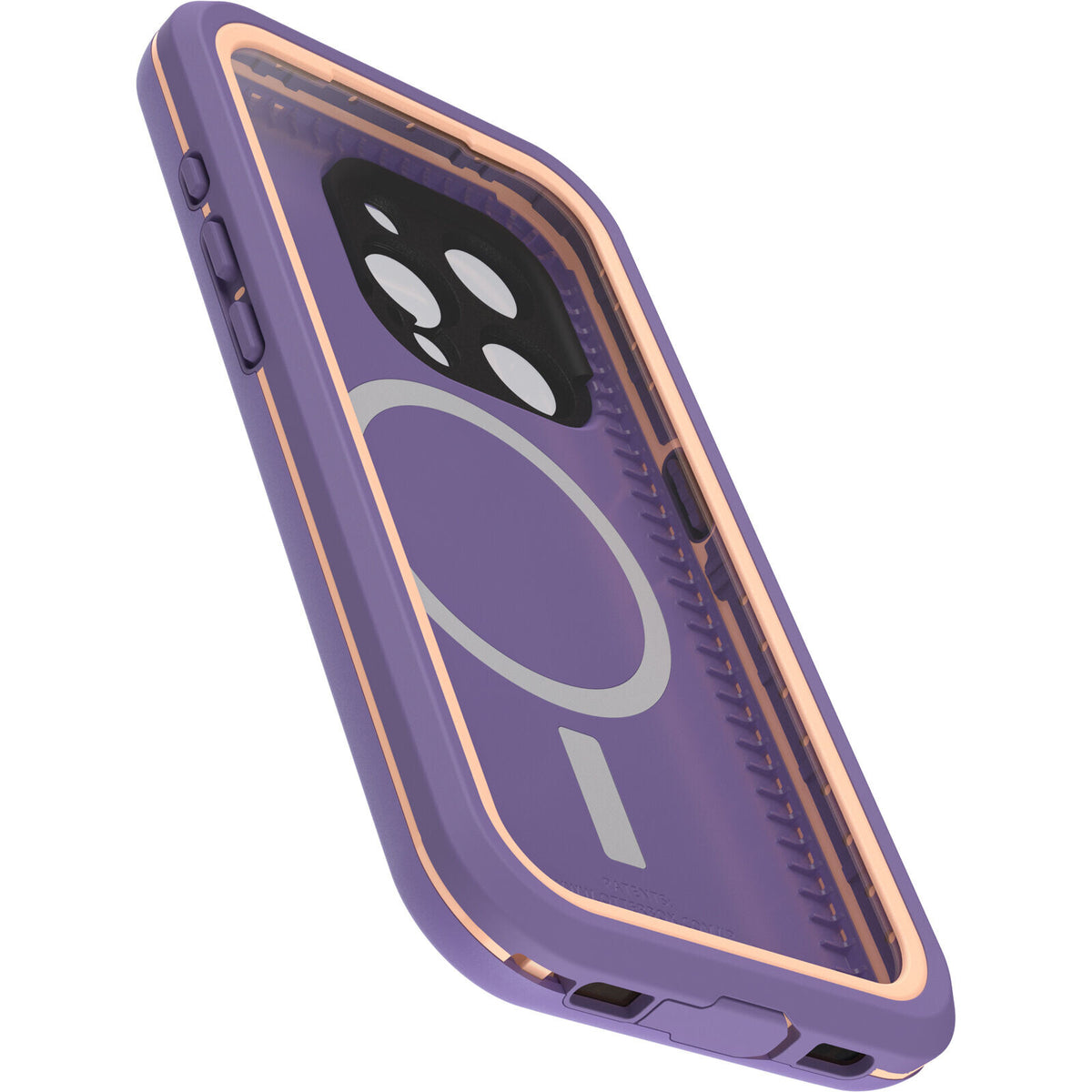 OtterBox Frē Series for iPhone 15 Pro in Rule of Plum (Purple)