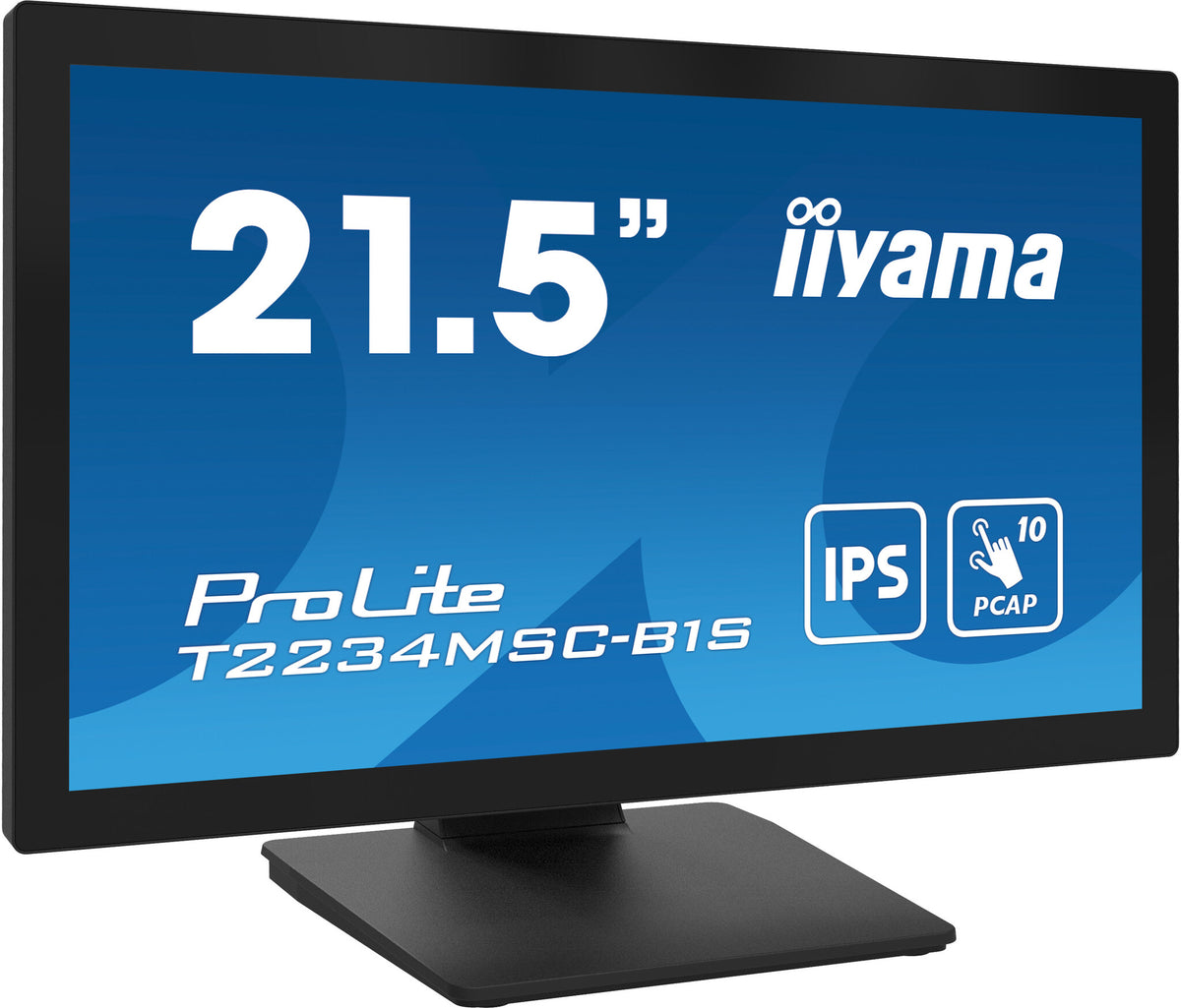 iiyama ProLite T2234MSC-B1S - 54.6 cm (21.5&quot;) - 1920 x 1080 pixels Full HD Touchscreen Monitor