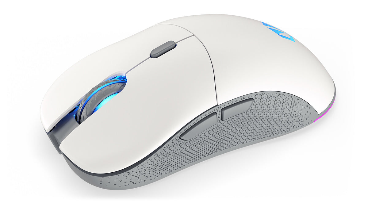 ENDORFY GEM Plus - USB Type-C Wired + RF Wireless Optical Mouse in White - 26,000 DPI