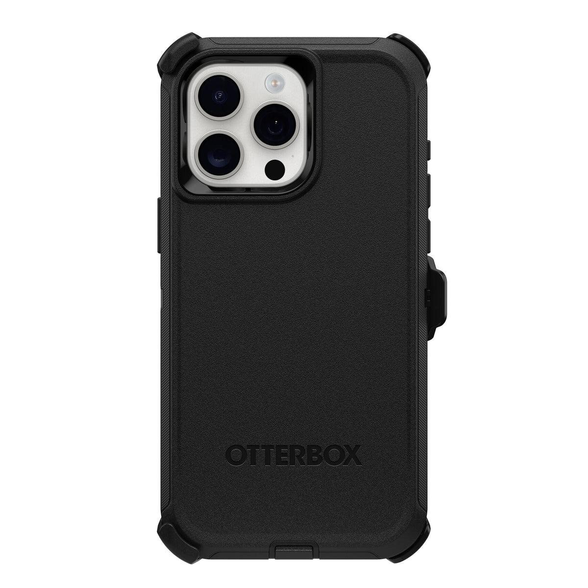 OtterBox Defender Series for iPhone 15 Pro Max in Black - No Packaging