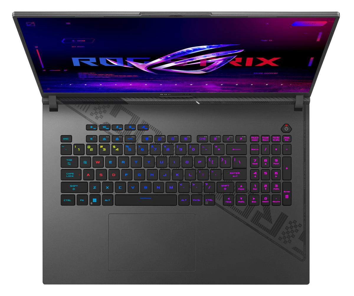 ASUS ROG Strix G18 Laptop - 45.7 cm (18&quot;) - Intel® Core™ i9-14900HX - 32 GB DDR5-SDRAM - 1 TB SSD - NVIDIA GeForce RTX 4070 - Wi-Fi 6E - Windows 11 Home - Black / Grey