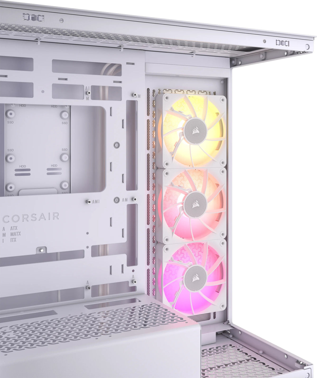 Corsair iCUE LINK 3500X RGB - EATX Mid Tower Case in White