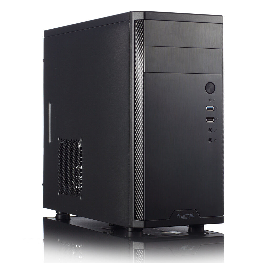 Fractal Design Core 1100 - MicroATX Mini Tower Case in Black