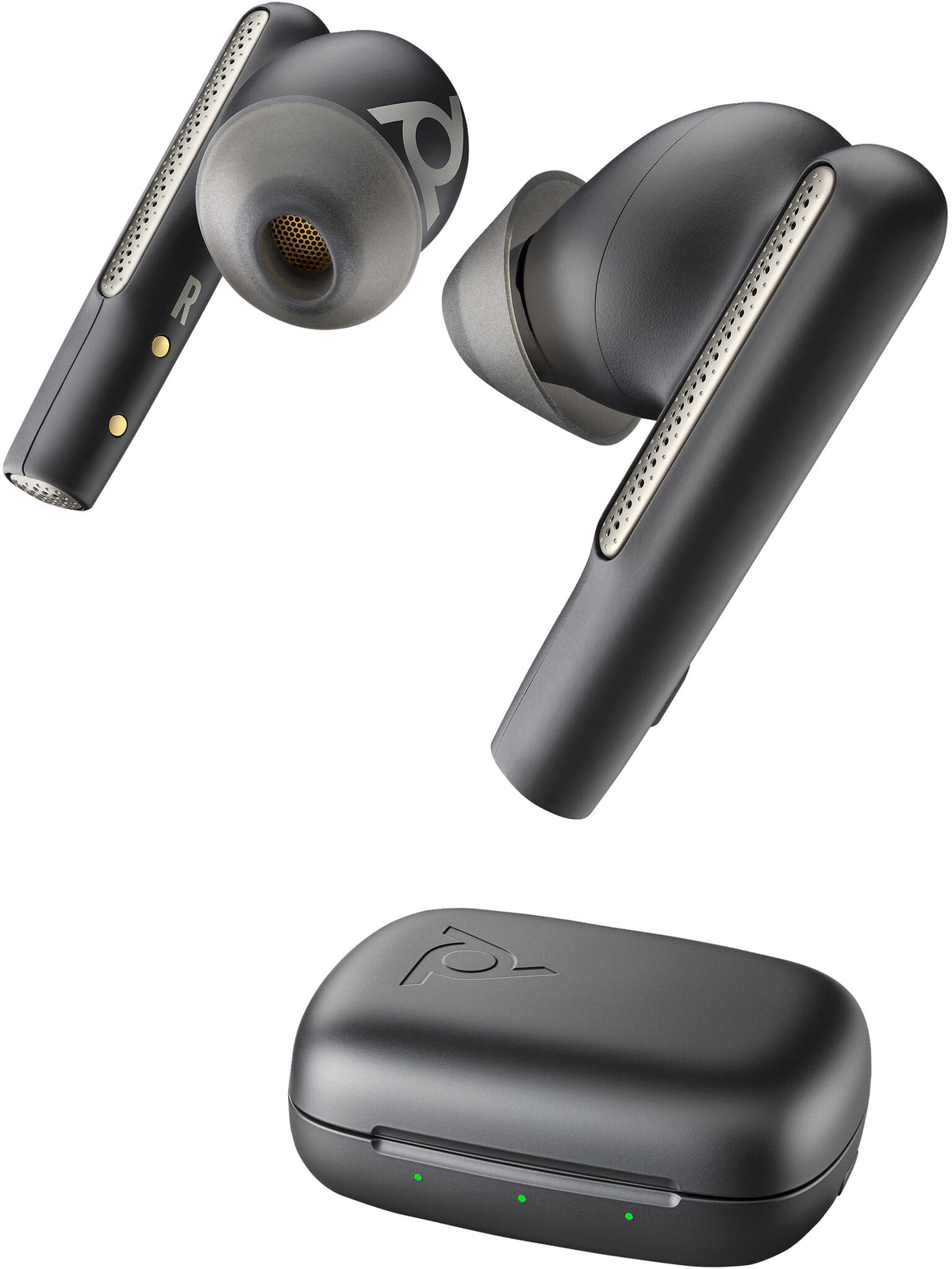 POLY Voyager Free 60 UC - True Wireless Stereo (TWS) Earbuds in  Carbon Black + BT700 USB-A Adapter + Basic Charge Case