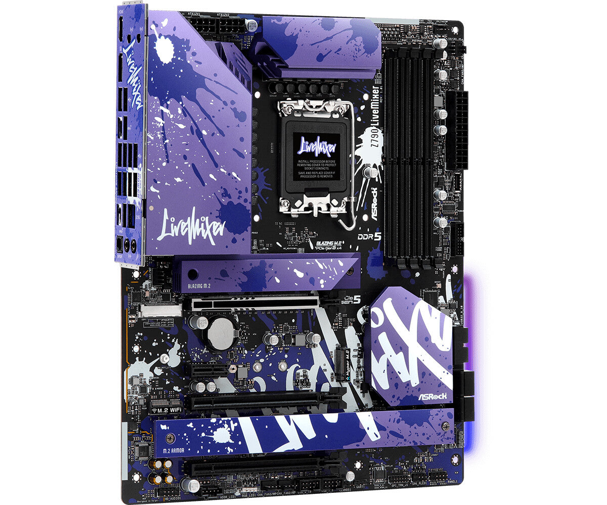 Asrock Z790 LiveMixer ATX motherboard - Intel Z790 LGA 1700