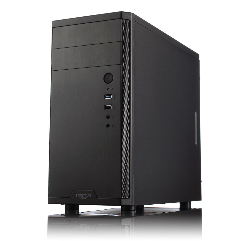 Fractal Design Core 1100 - MicroATX Mini Tower Case in Black