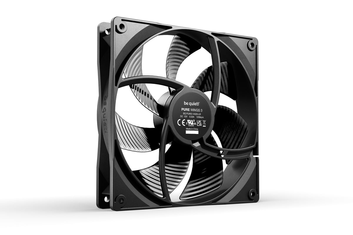 be quiet! Pure Wings 3 - Computer Case Fan in Black - 140mm