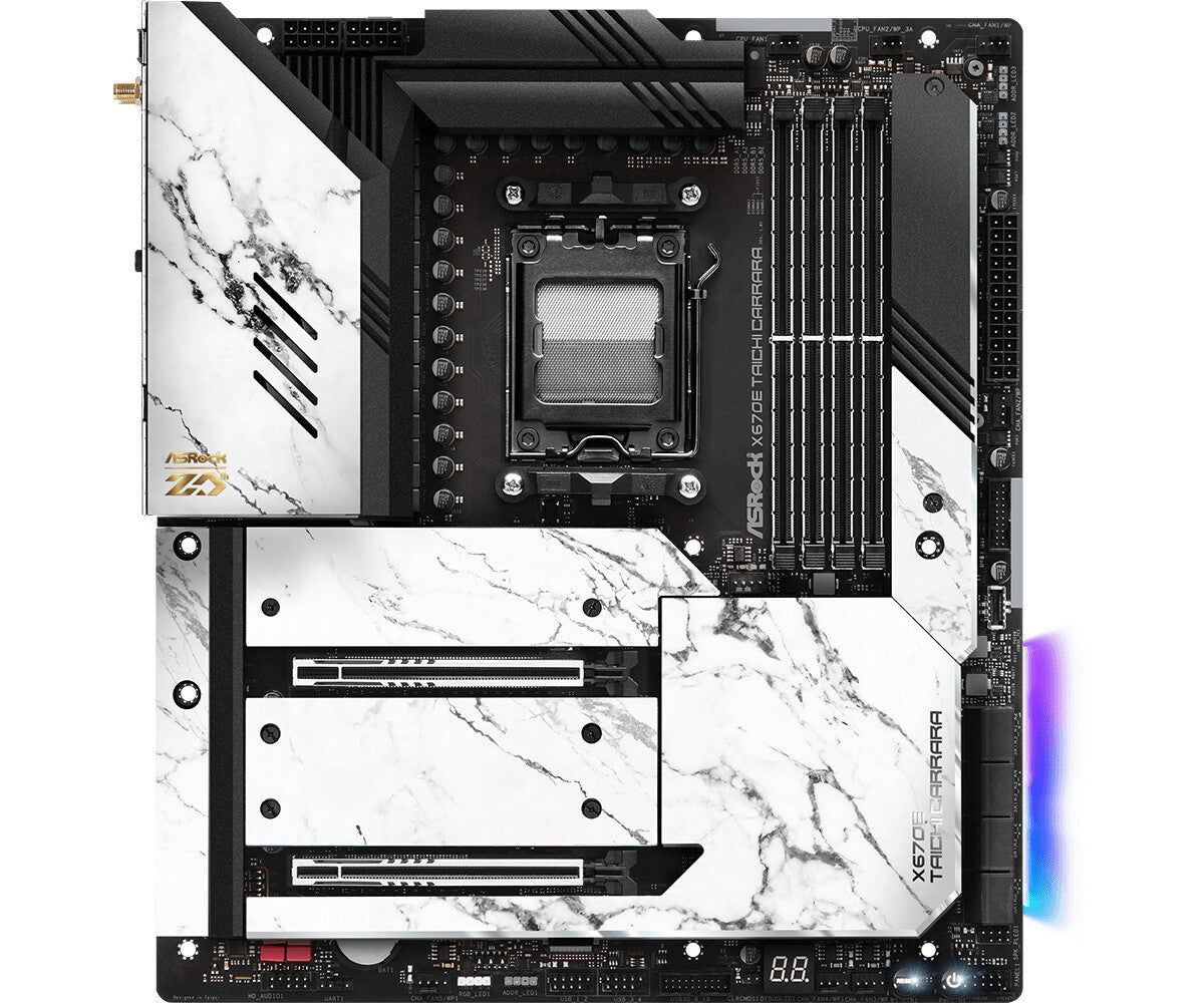 Asrock X670E Taichi Carrara E-ATX motherboard - AMD X670 Socket AM5