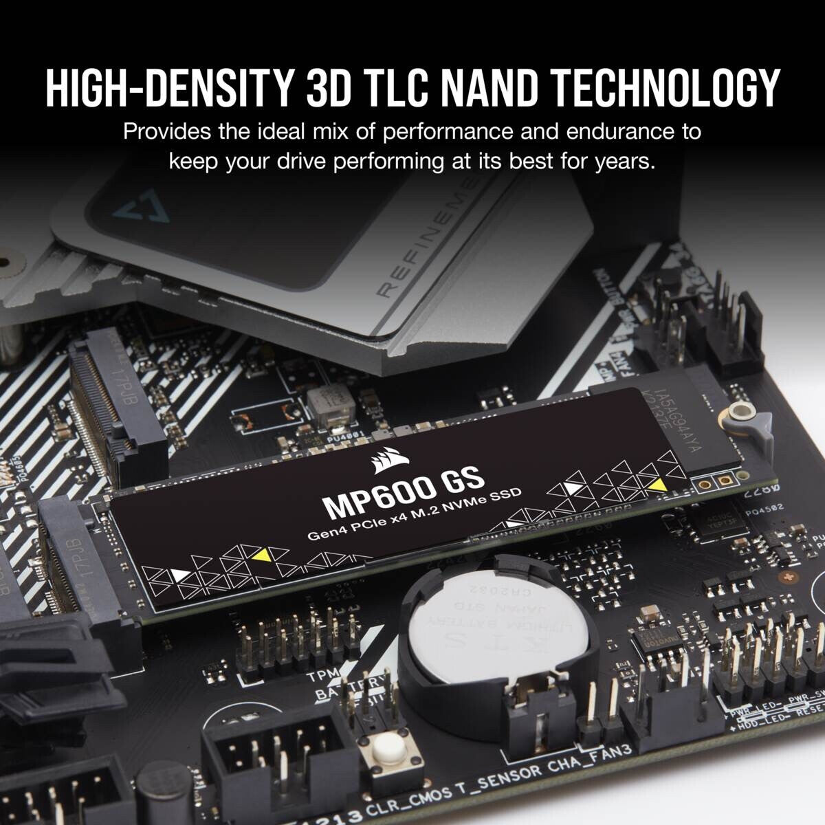 Corsair MP600 GS - PCI Express 4.0 3D TLC NAND NVMe M.2 SSD - 2 TB