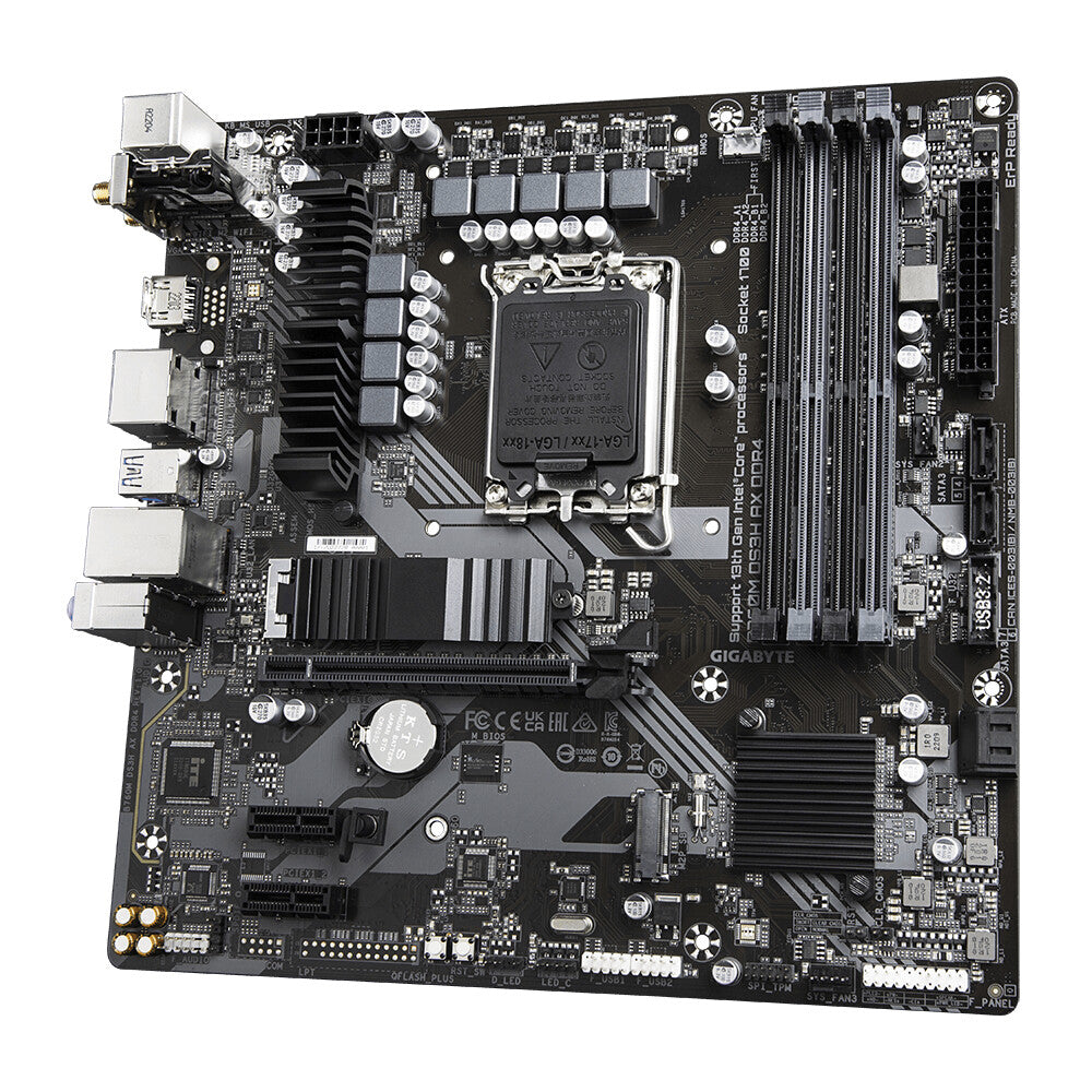 Gigabyte B760M DS3H AX DDR4 micro ATX motherboard - Intel B760 Express LGA 1700