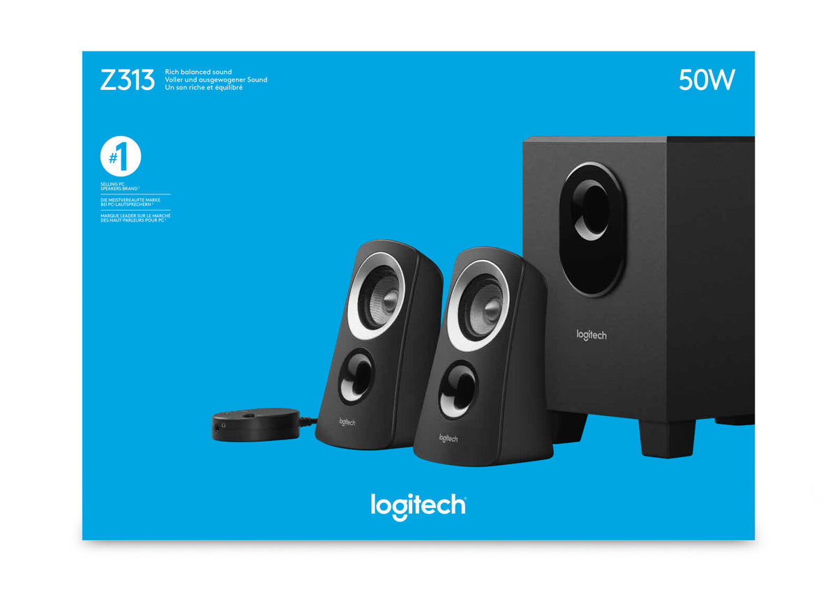 Logitech Z313 - 2.1 Multimedia Speaker System with Subwoofer