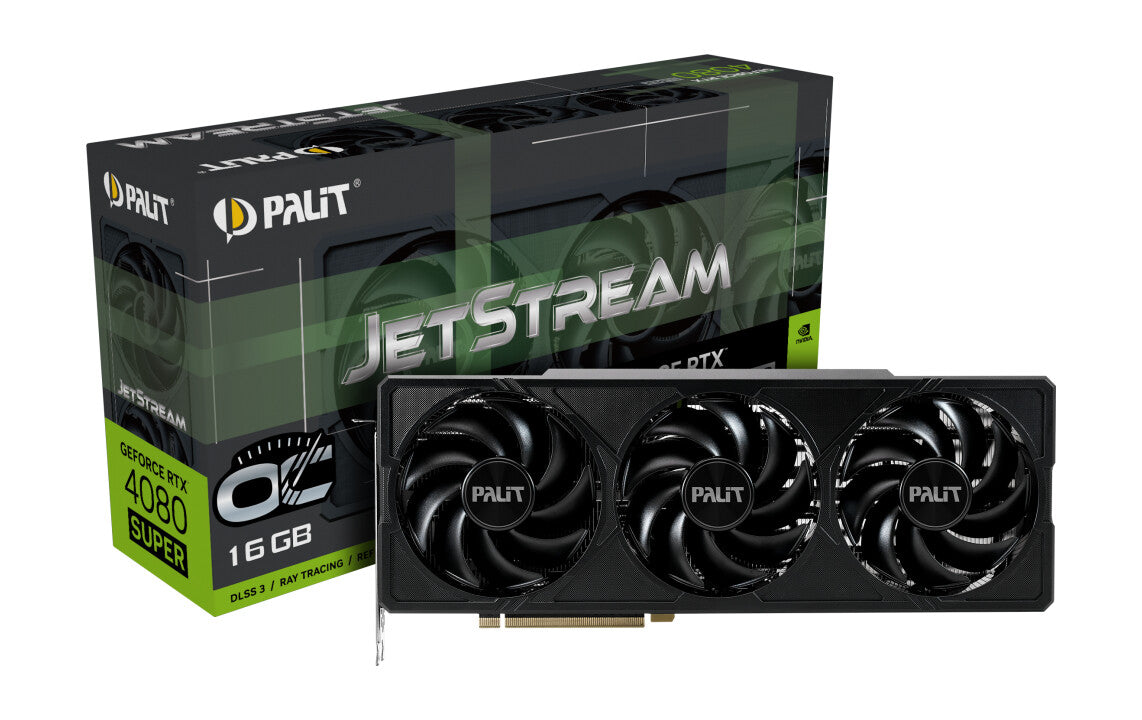 Palit Jetstream OC 16GB - NVIDIA 16 GB GDDR6X GeForce RTX 4080 SUPER graphics card