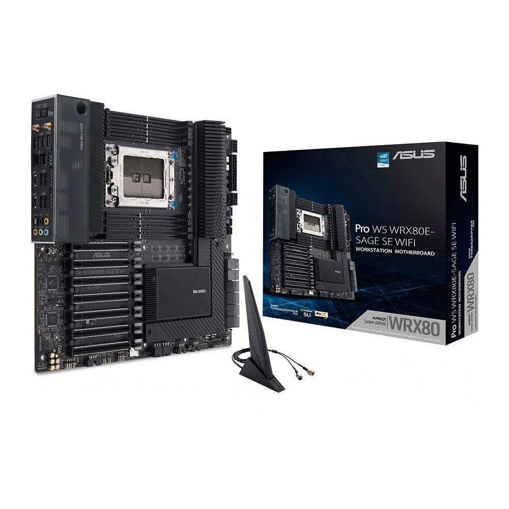 ASUS WRX80E-SAGE SE WIFI E-ATX motherboard - AMD WRX80 Socket SP3