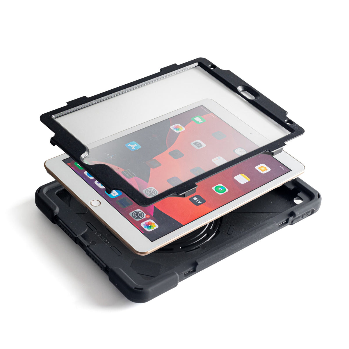 Techair Rugged Case for 10.2&quot; iPad in Black