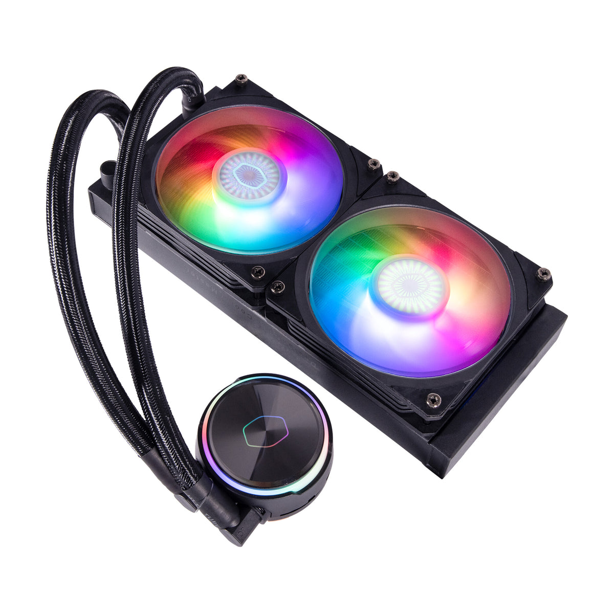 Cooler Master MasterLiquid PL240 Flux - Liquid Processor Cooling Kit in Black - 240mm