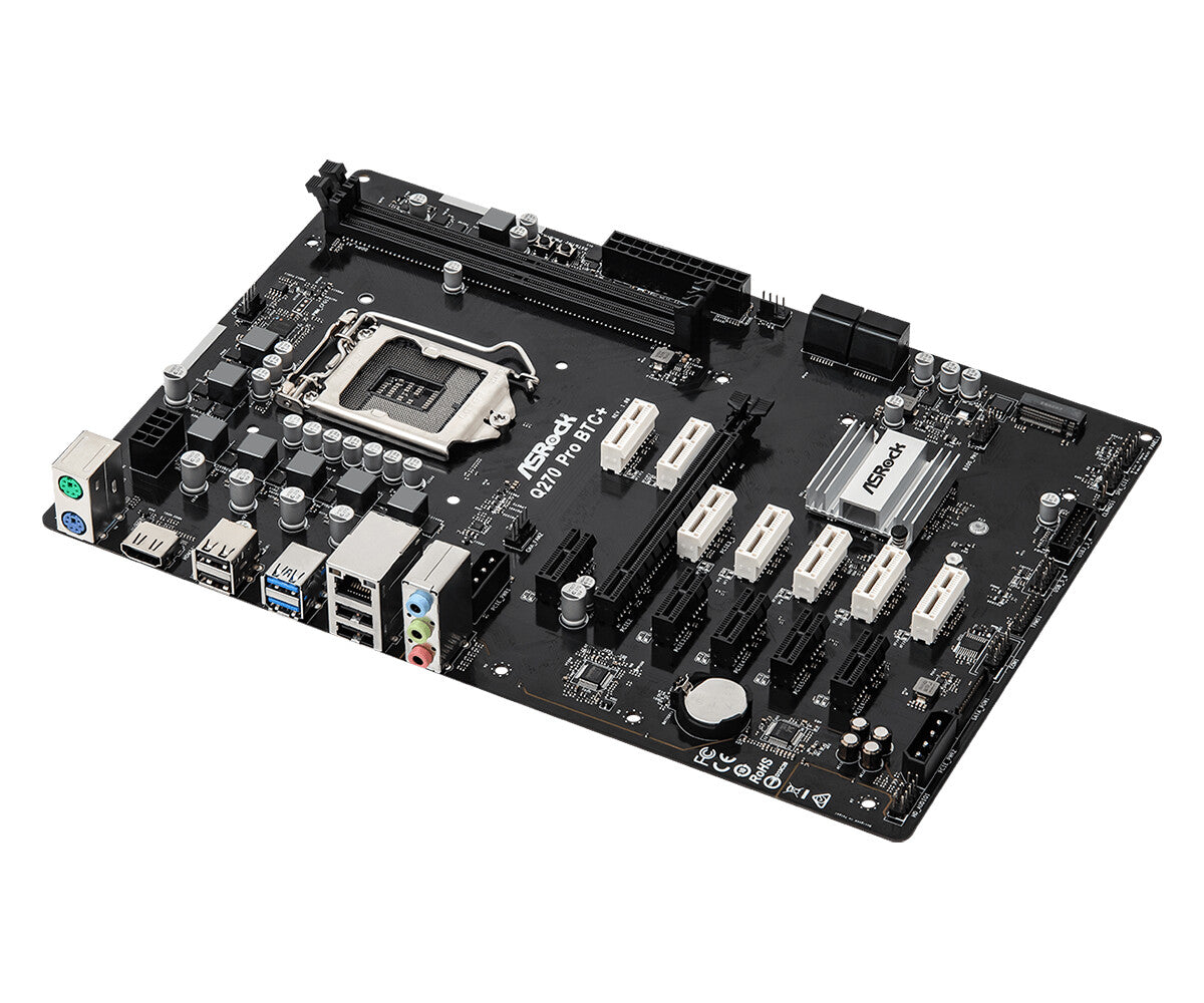 Asrock Q270 Pro BTC+ ATX motherboard - Intel® Q270 LGA 1151