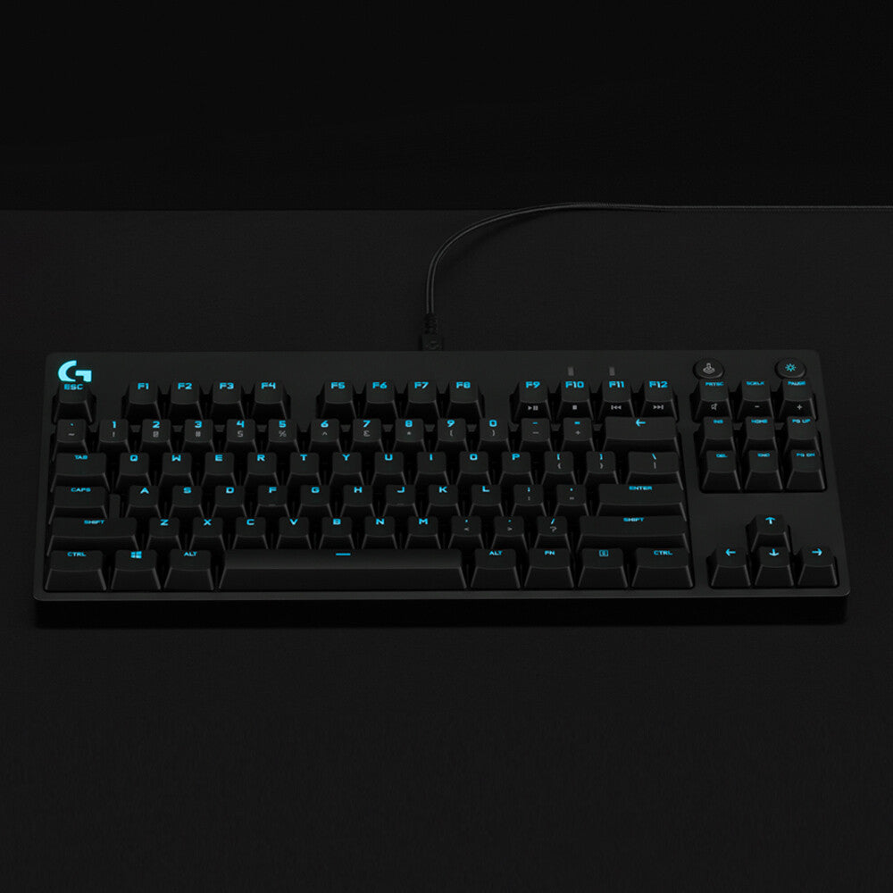 Logitech G - G PRO TKL - USB Wired RGB Mechanical Gaming Keyboard in Black (QWERTY UK)