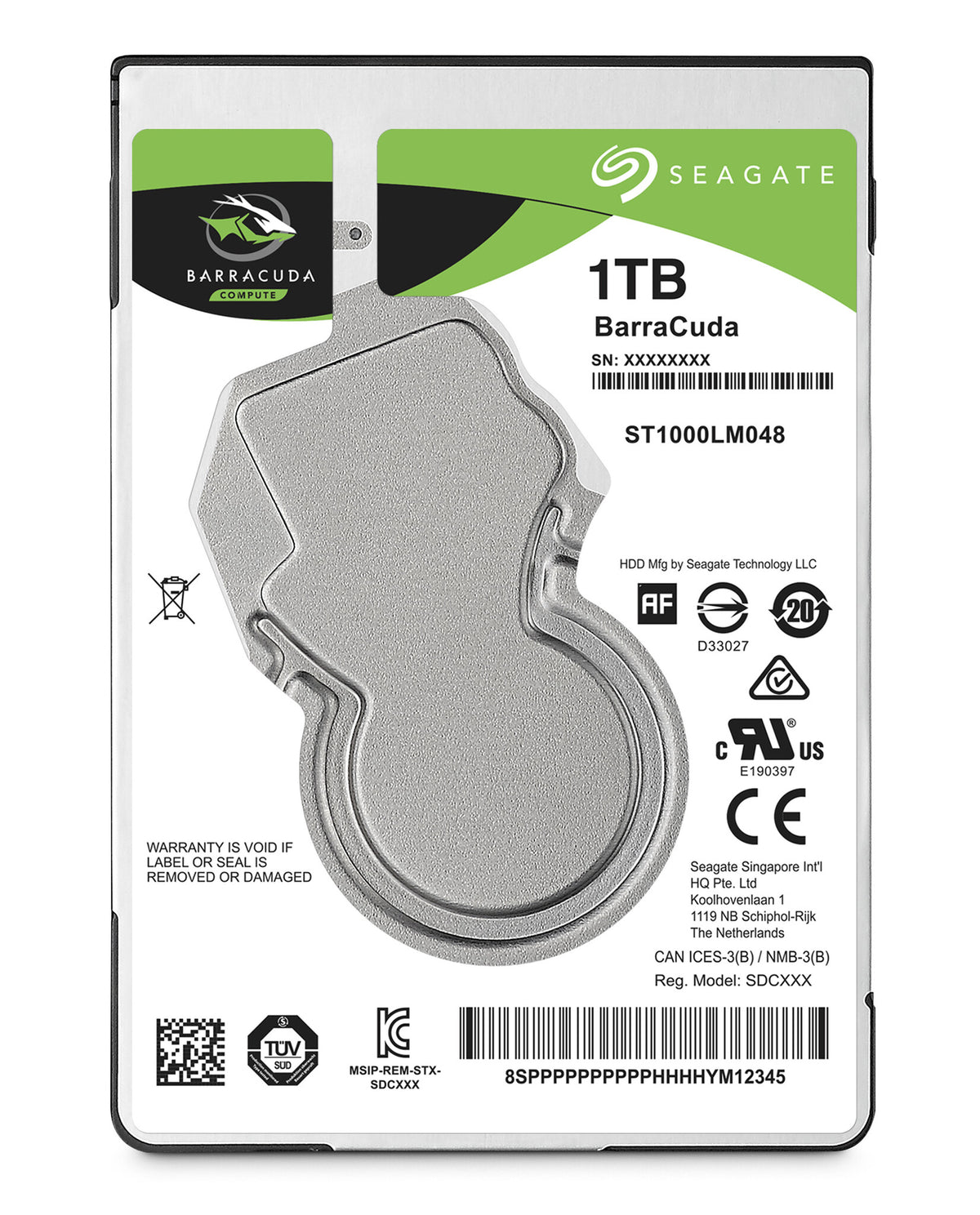 Seagate Barracuda - 5.4K RPM Serial ATA III 2.5&quot; HDD - 1 TB