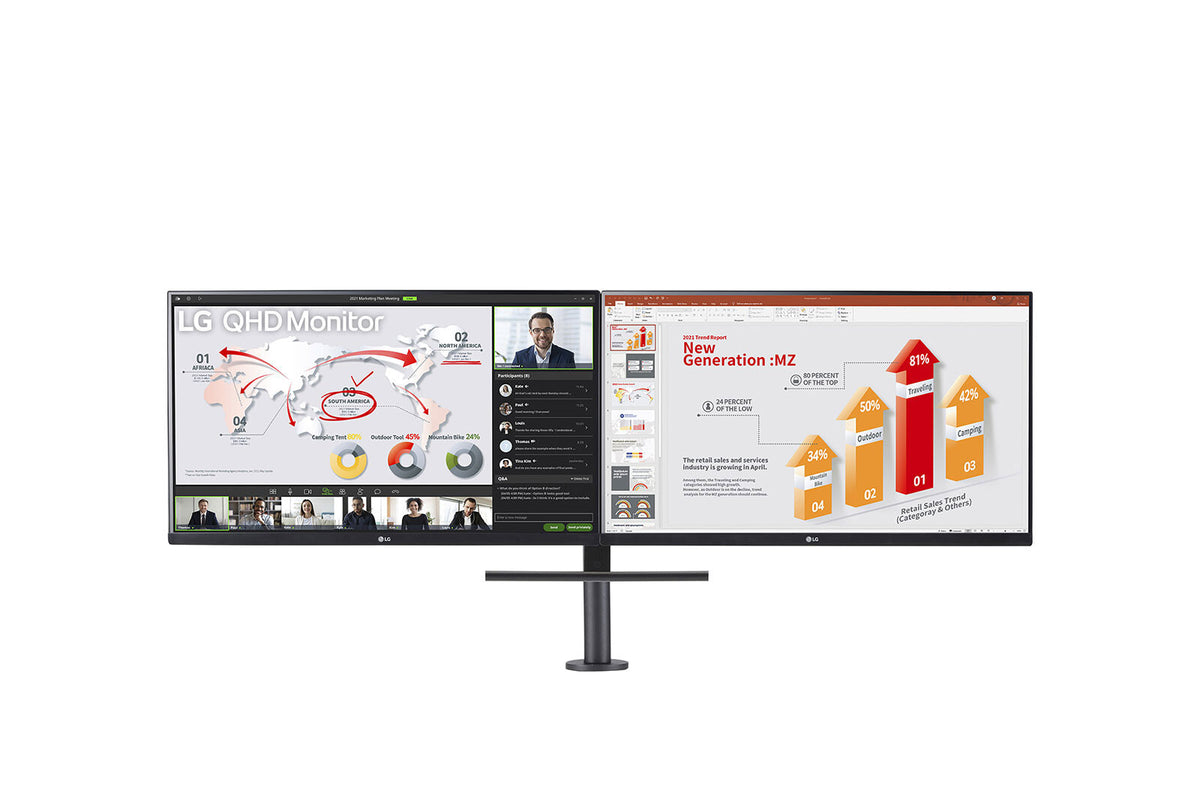 LG 27QP88DP-BS - 68.6 cm (27&quot;) - 2560 x 1440 pixels QHD Monitor