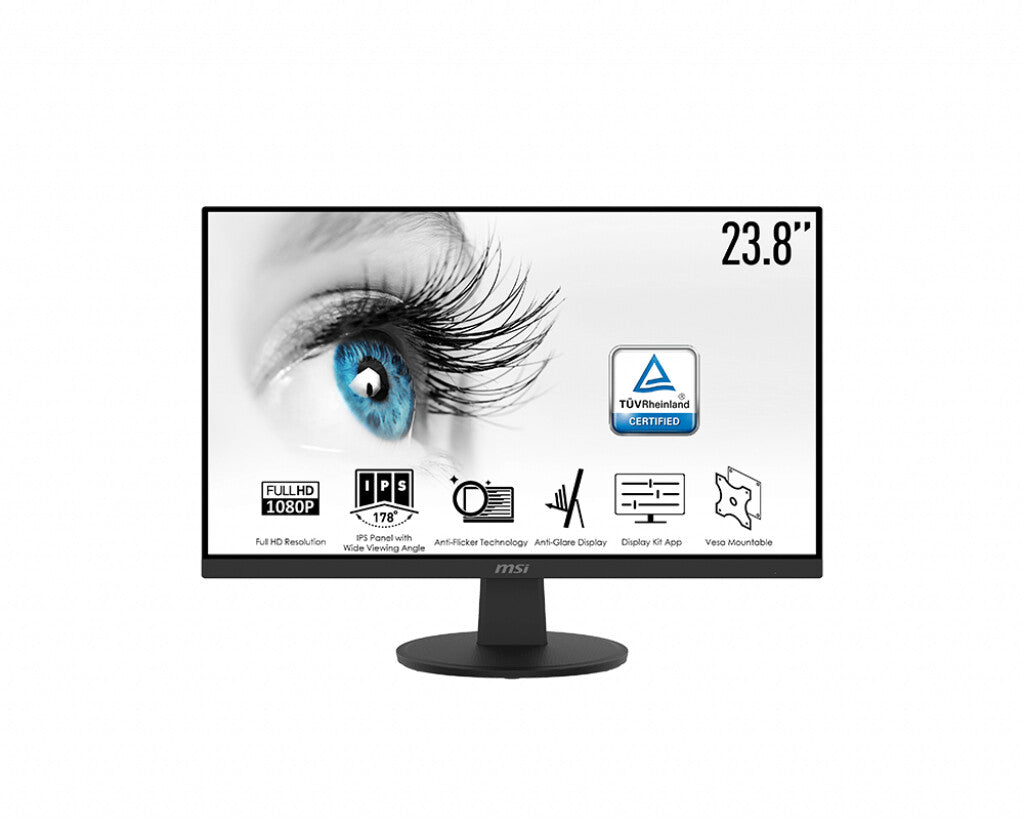 MSI Pro MP242V - 60.5 cm (23.8&quot;) - 1920 x 1080 pixels Full HD LED Monitor