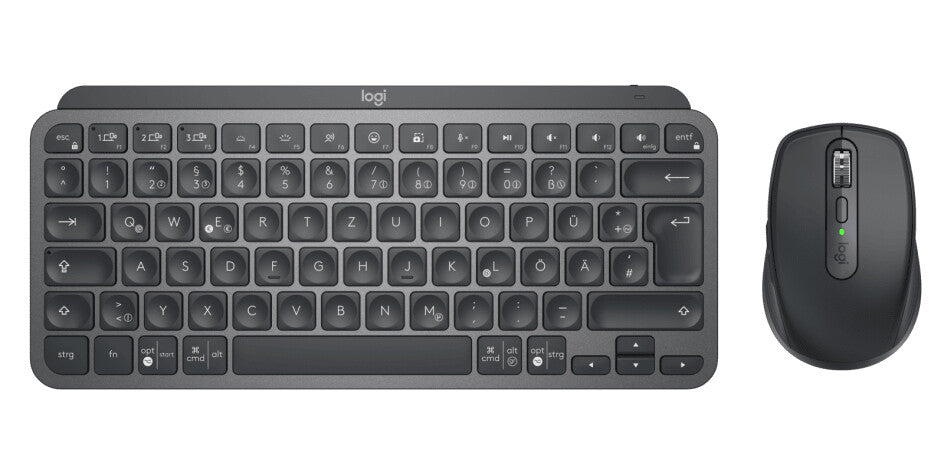 Logitech MX Keys Mini Combo for Business -  RF Wireless + Bluetooth Mouse + Wireless Mini Keyboard