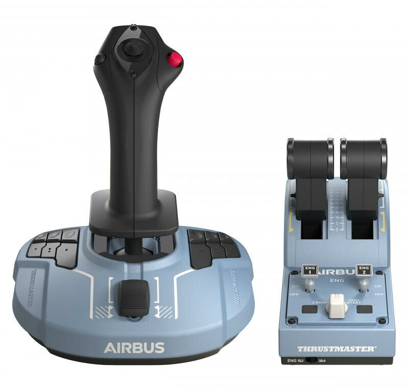 Thrustmaster TCA Officer Pack &quot;Airbus Edition&quot; - USB-C Wired Joystick + Throttle Quadrant for PC