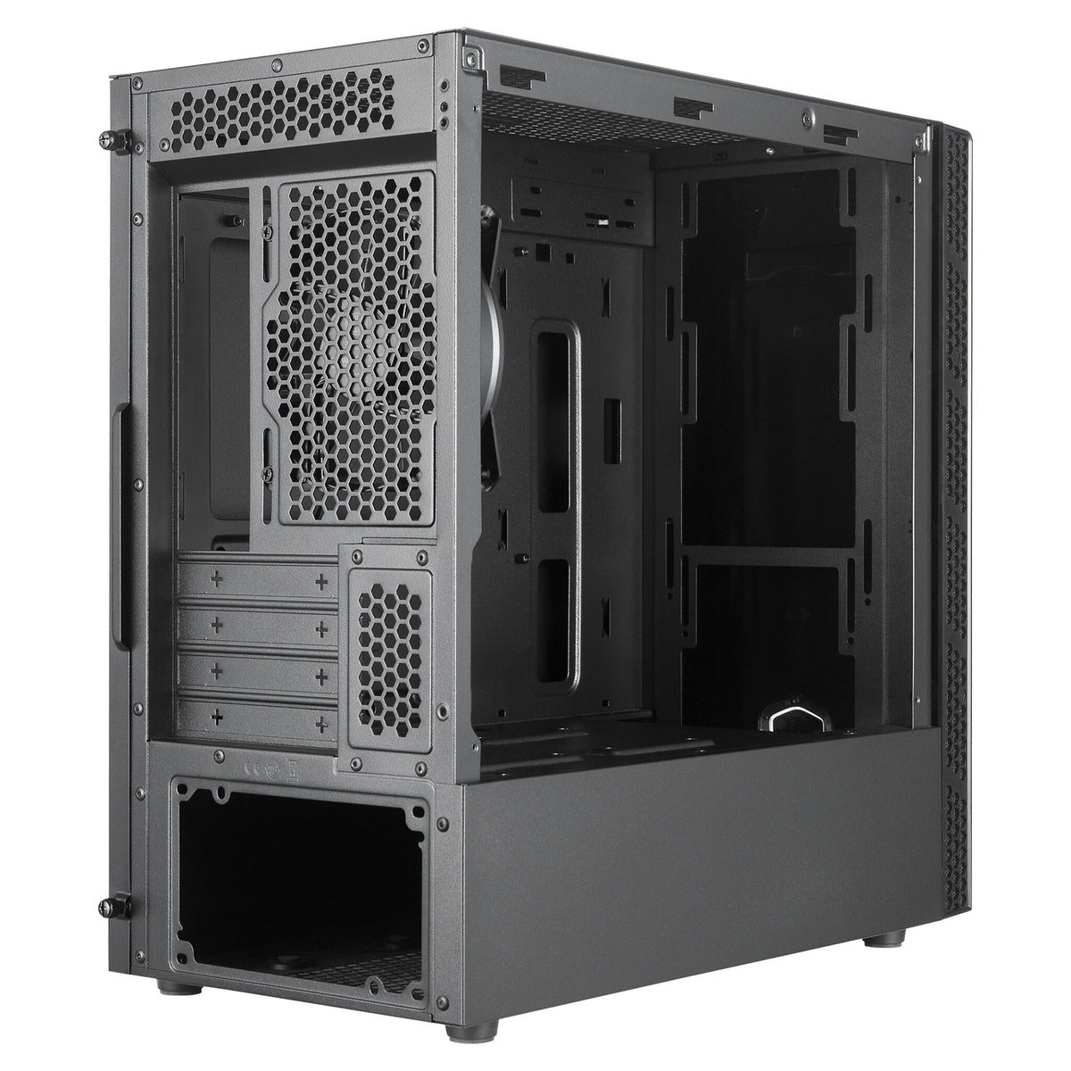 Cooler Master MasterBox MB400L - MicroATX Mini Tower Case in Black (No ODD)