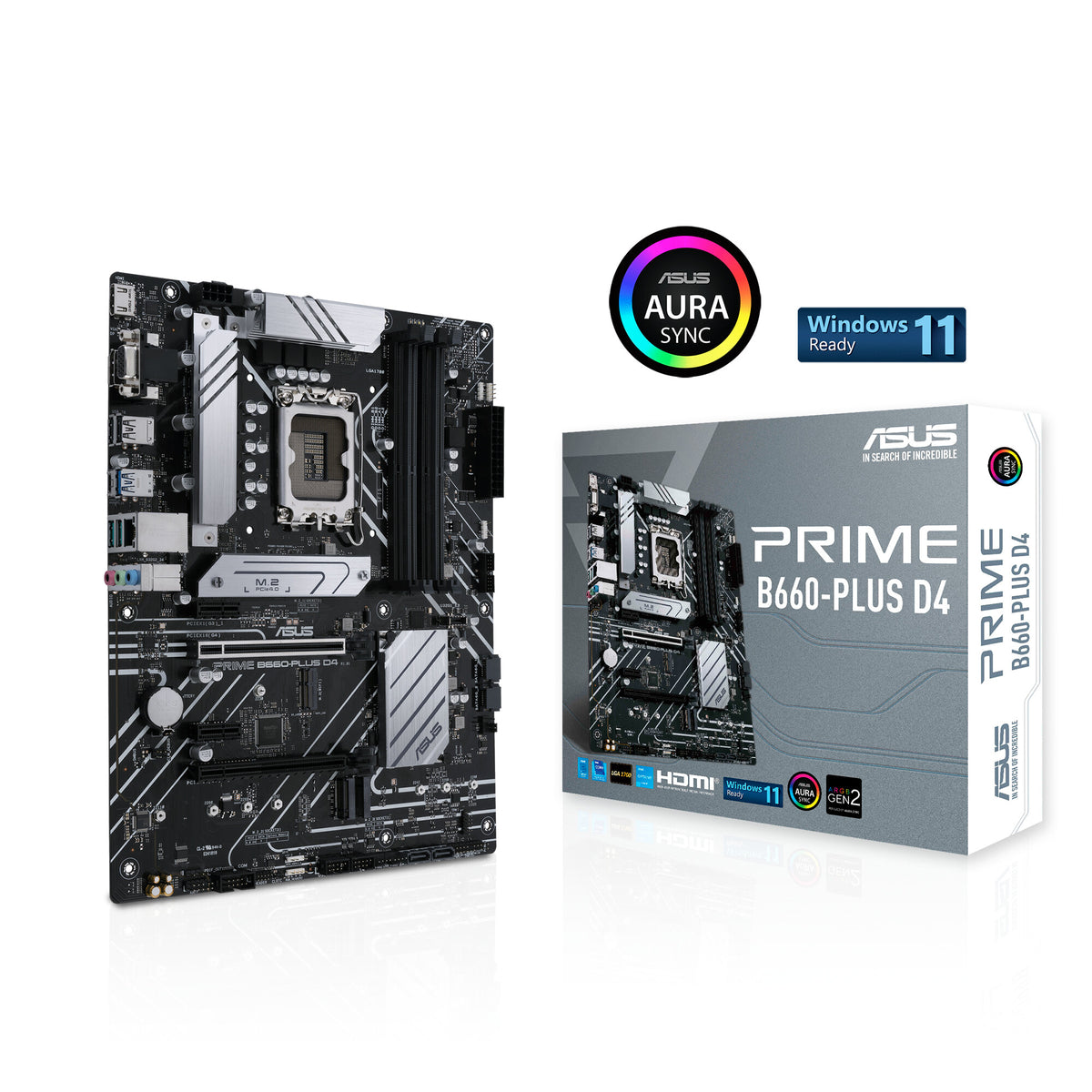 ASUS PRIME B660-PLUS D4 ATX motherboard - Intel B660 LGA 1700