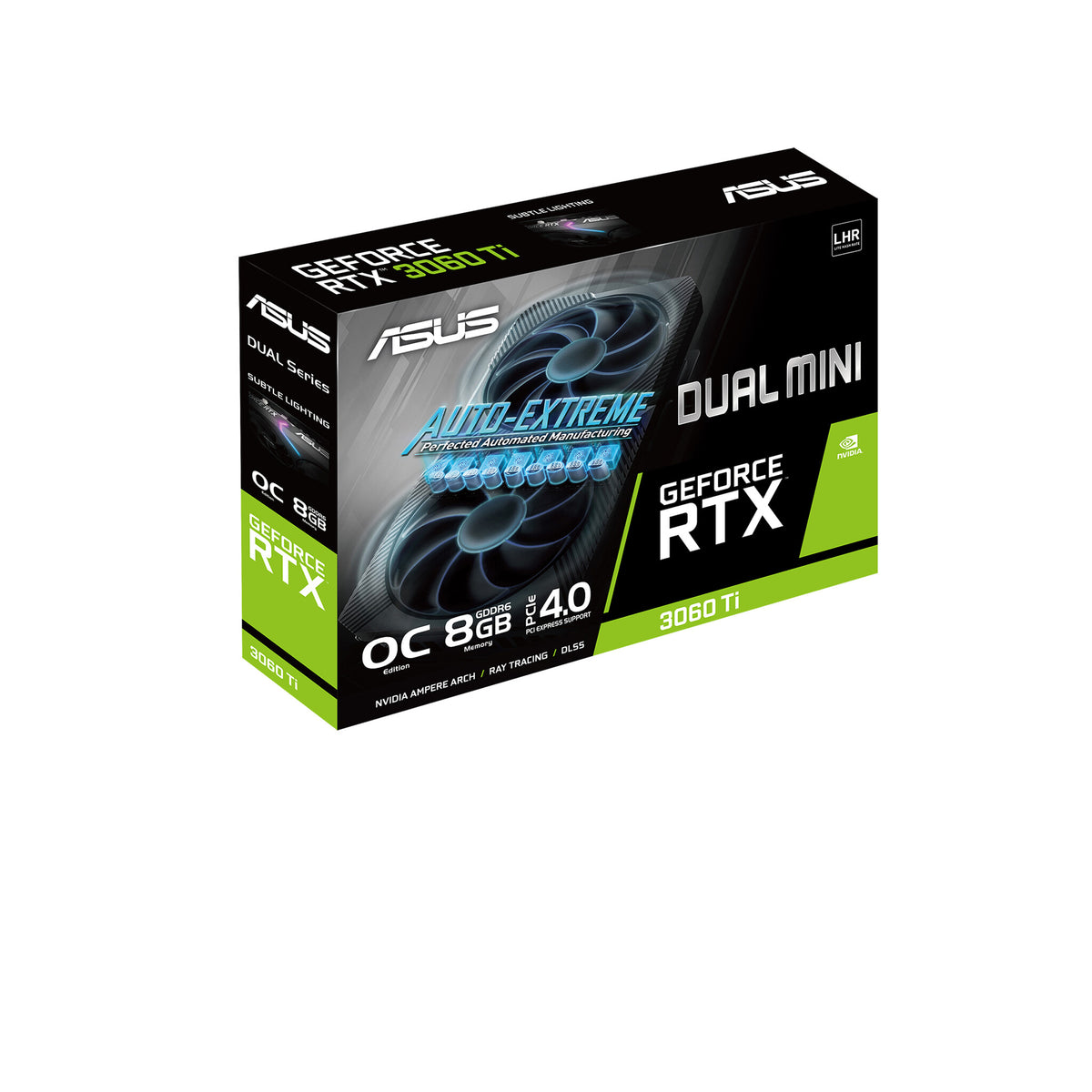 ASUS Dual Mini V2 OC - NVIDIA 8 GB GDDR6 GeForce RTX 3060 Ti graphics card