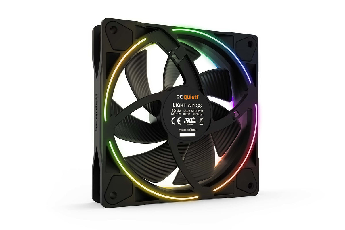 be quiet! Light Wings ARGB PWM - Computer Case Fan - 120mm (Pack of 3)