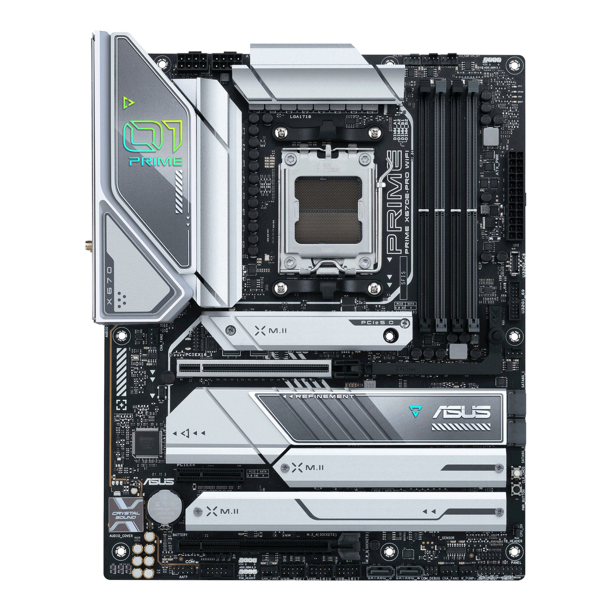 ASUS PRIME X670E-PRO WIFI ATX motherboard - AMD X670 Socket AM