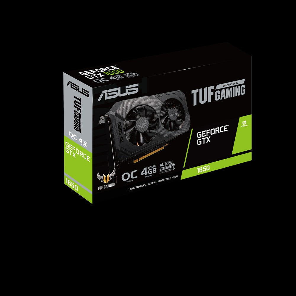 ASUS TUF Gaming OC - NVIDIA 4 GB GDDR6 GeForce GTX 1650 graphics card