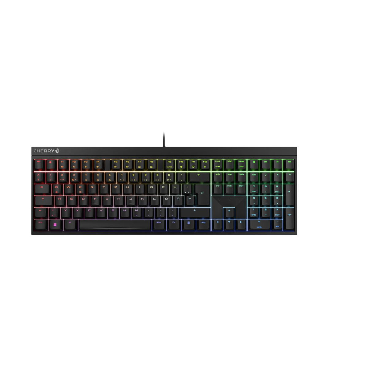 CHERRY MX 2.0S RGB keyboard USB QWERTZ German Black