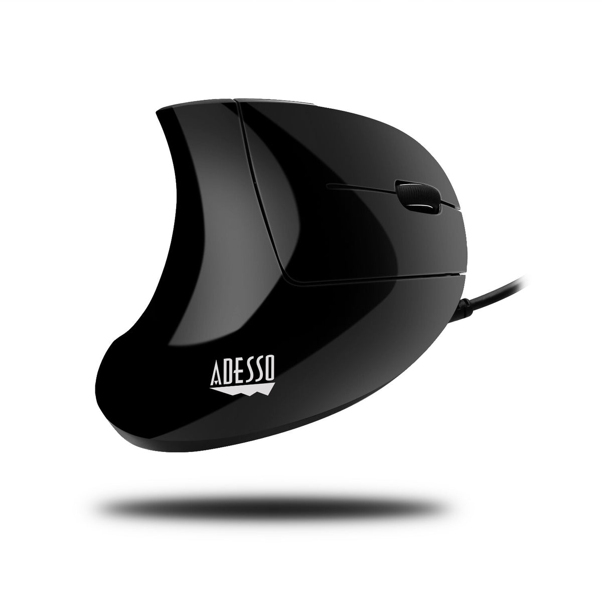 Adesso iMouse E1 - Vertical Ergonomic Illuminated Mouse - 1,600 DPI