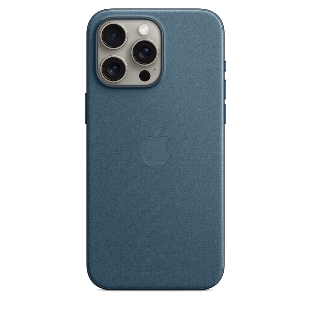 Apple MT4Y3ZM/A - FineWoven Case with MagSafe for iPhone 15 Pro Max in Pacific Blue