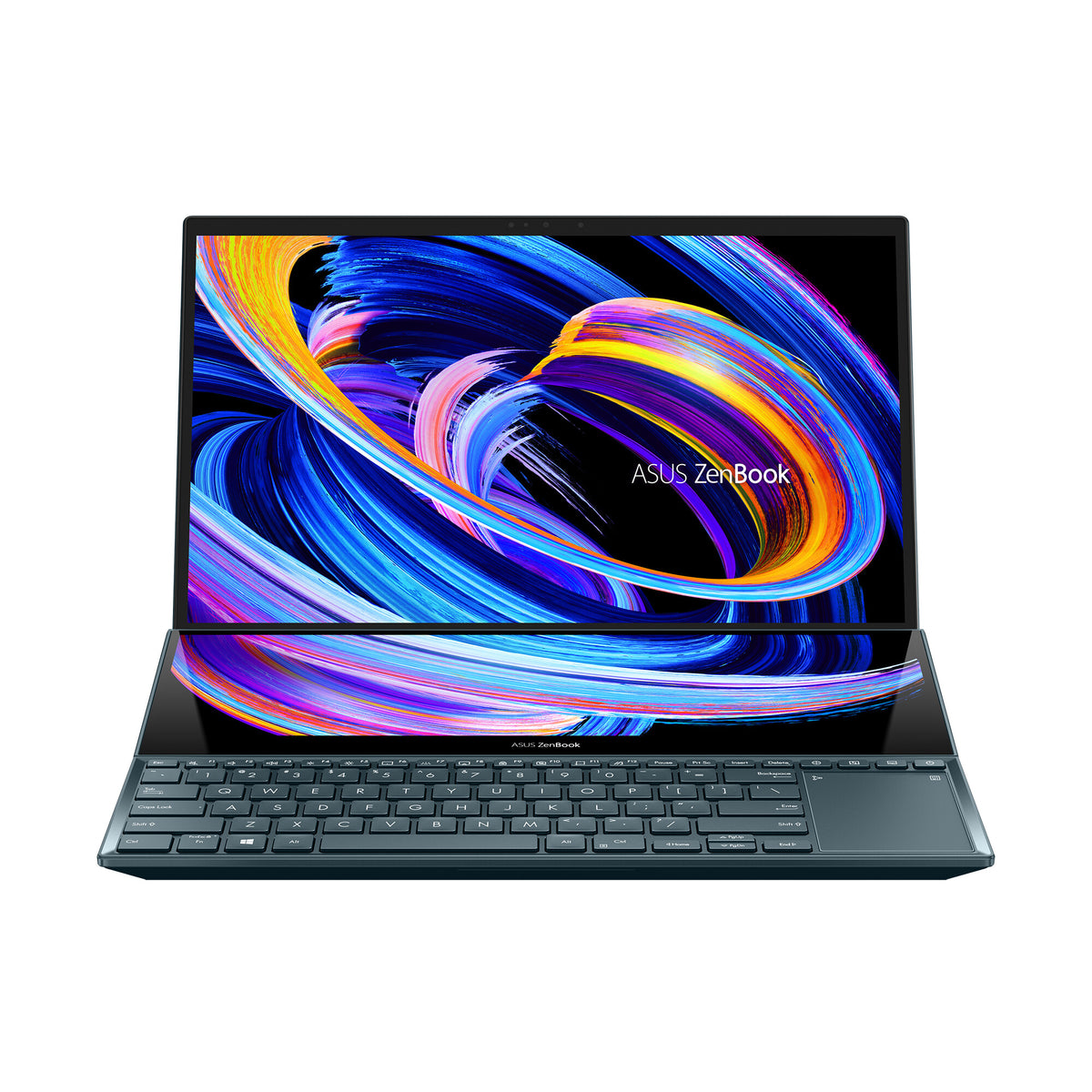 ASUS Zenbook Pro Duo 15 OLED Laptop - 39.6 cm (15.6&quot;) - Touchscreen - Intel® Core™ i9-11900H - 32 GB DDR4-SDRAM - 1 TB SSD - NVIDIA GeForce RTX 3060 - Wi-Fi 6 - Windows 11 Pro - Blue