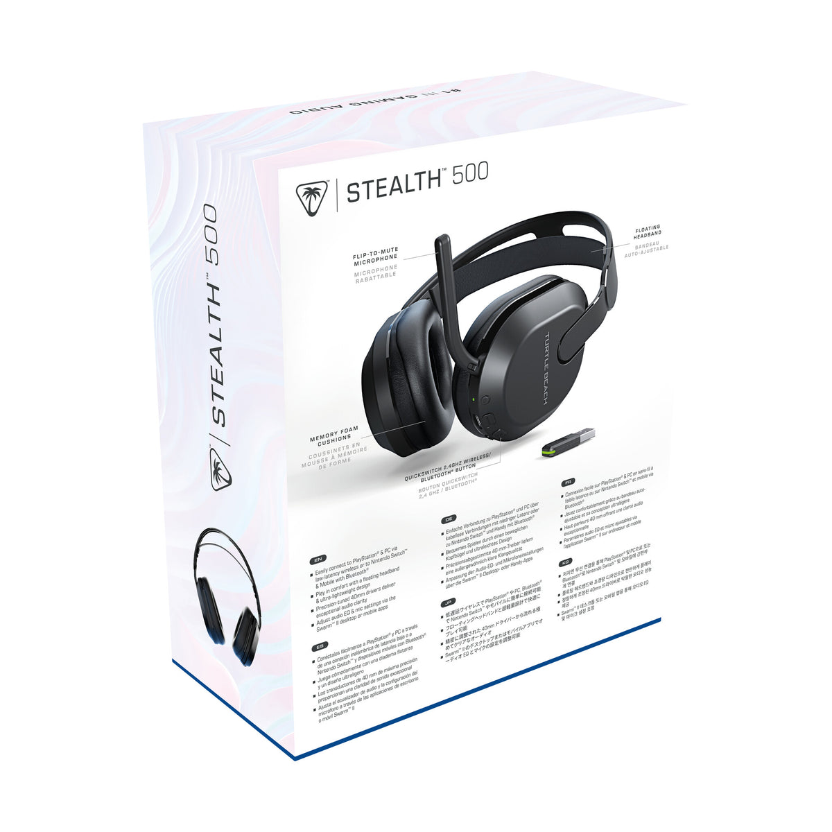 Turtle Beach Stealth 500 - Wireless Bluetooth Gaming Headset for PS4 / PS5 in Black