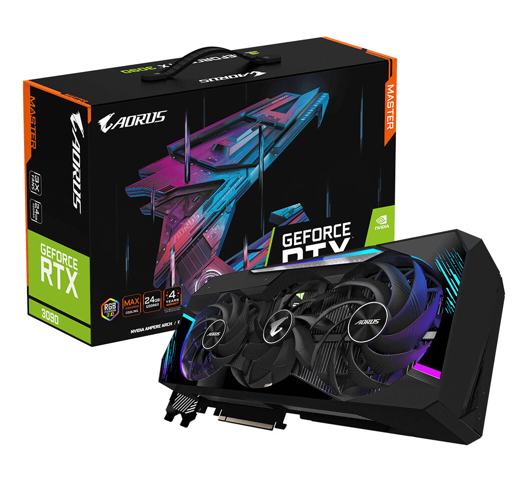 GIGABYTE AORUS -NVIDIA 24 GB GDDR6X GeForce RTX 3090 graphics card