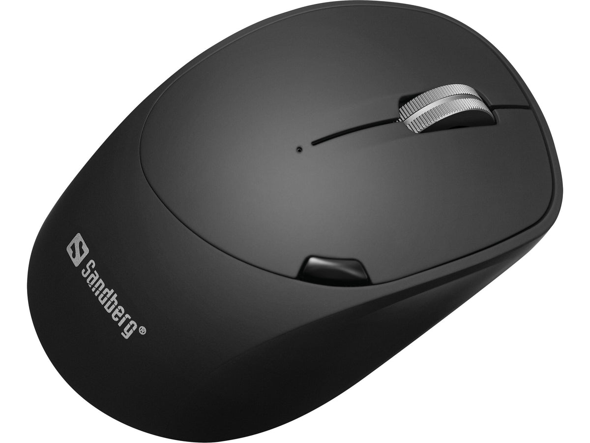 Sandberg Pro Recharge - RF Wireless + Bluetooth Mouse - 1,600 DPI