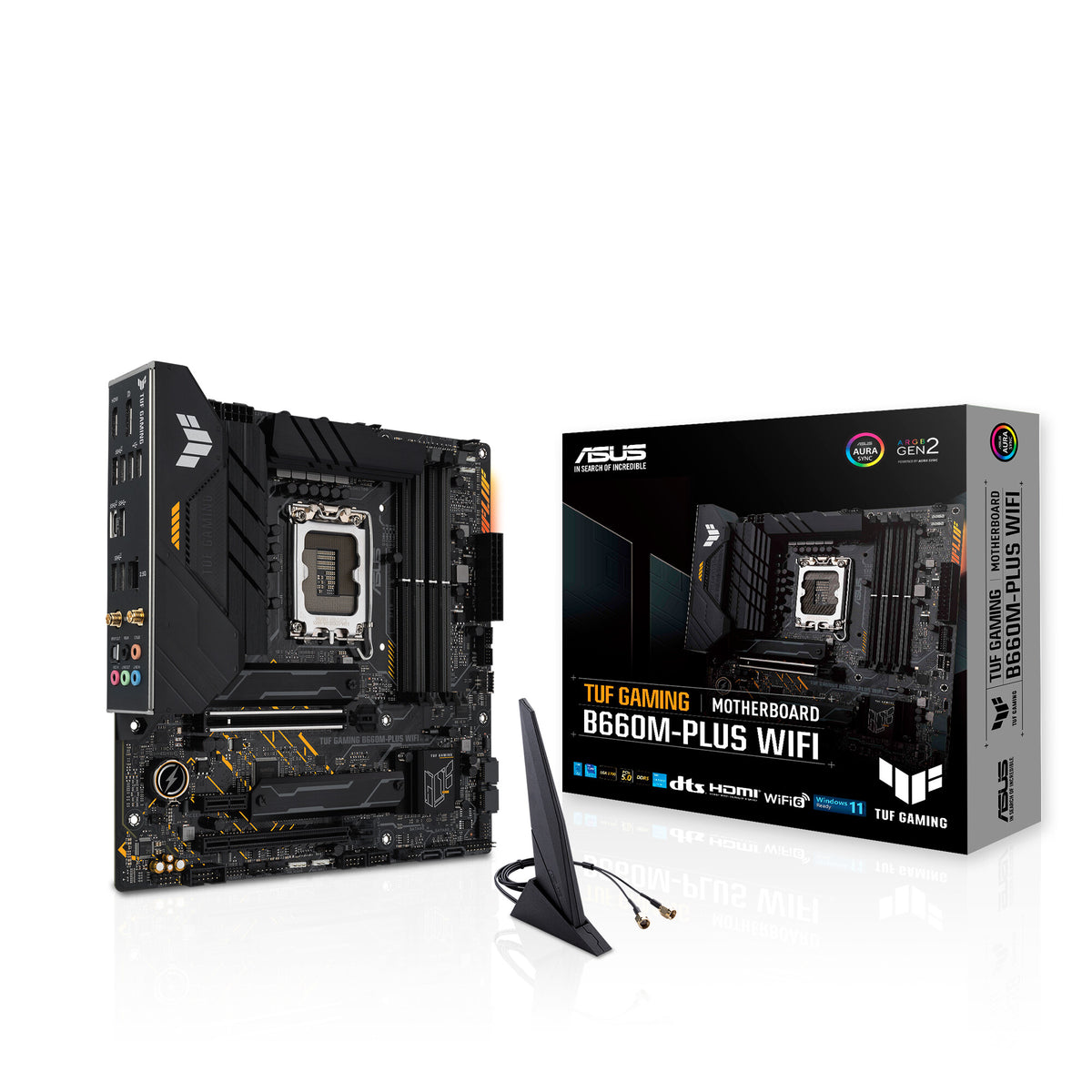 ASUS TUF GAMING B660M-PLUS WIFI micro ATX motherboard - Intel B660 LGA 1700