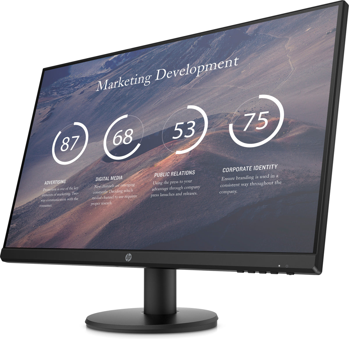 HP P27V G4 - 68.6 cm (27&quot;) - 1920 x 1080 pixels Full HD LCD Monitor