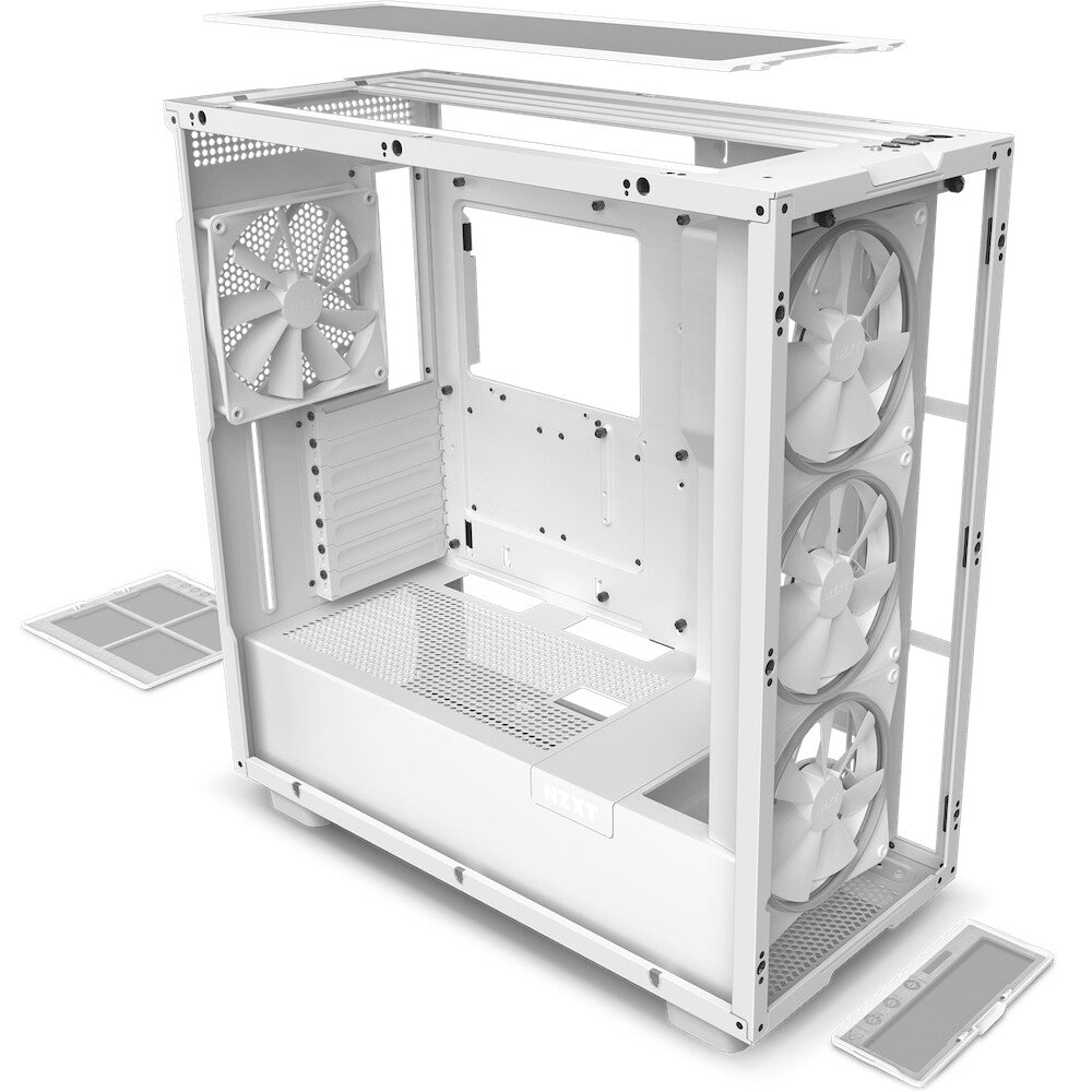 NZXT H7 Elite (2023) - ATX Mid Tower Case in White