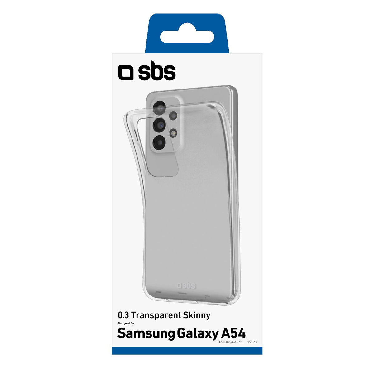 SBS Skinny mobile phone case for Galaxy A54 in Transparent