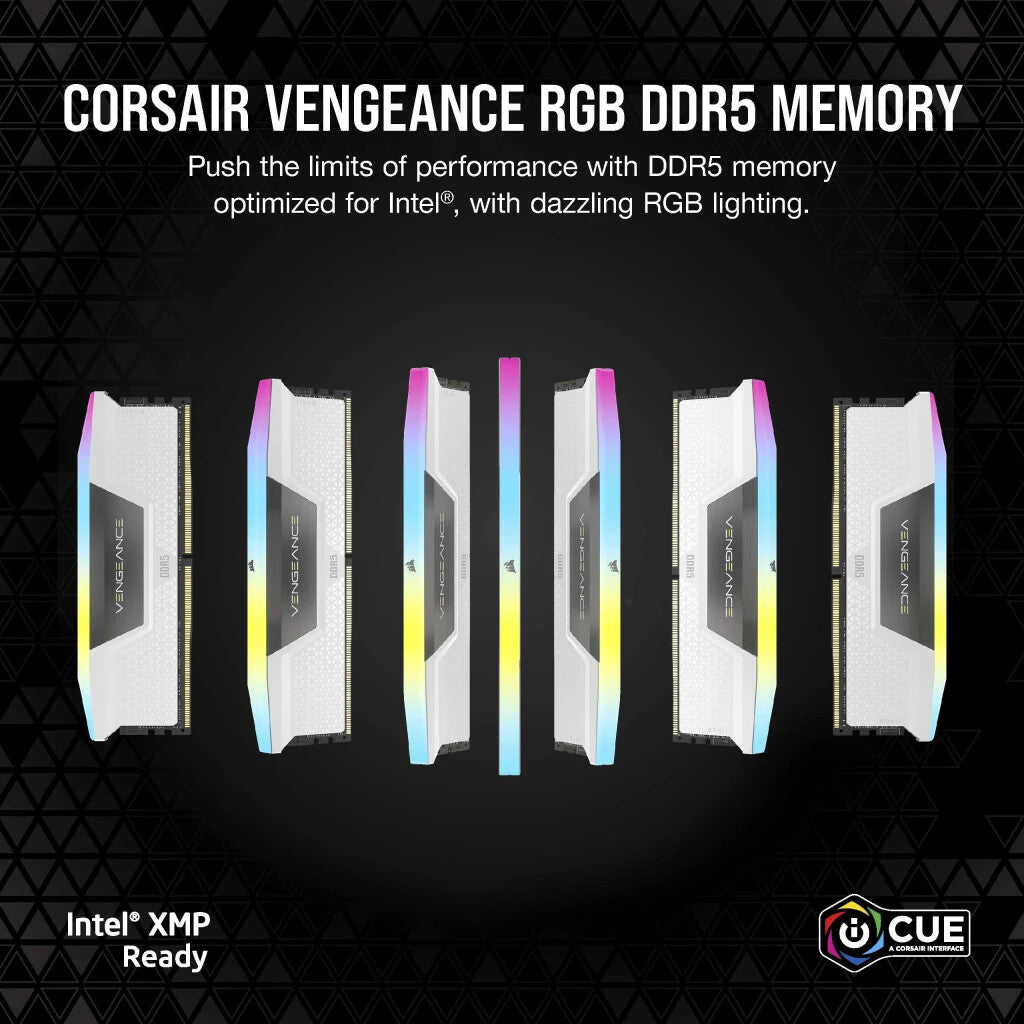 Corsair Vengeance RGB - 64 GB 2 x 32 GB DDR5 6000 MHz memory module