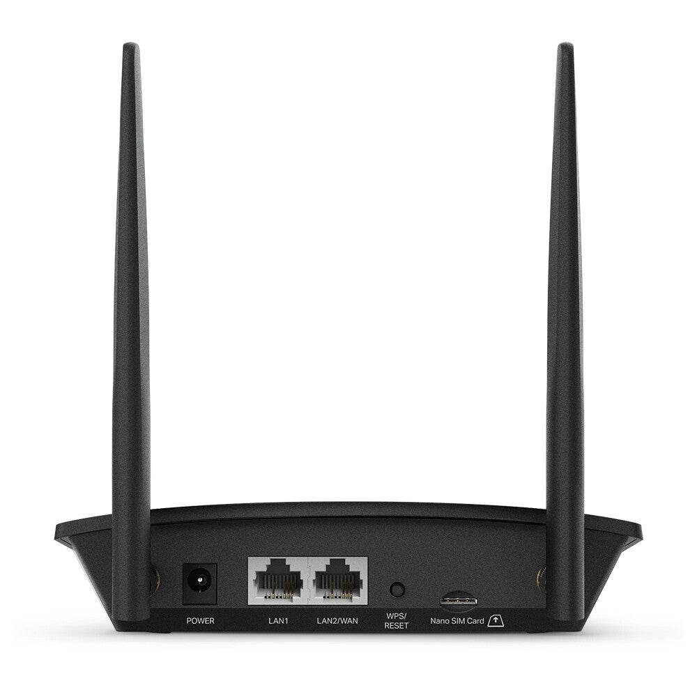 TP-Link TL-MR100 - Fast Ethernet Single-band (2.4 GHz) 4G wireless router in Black