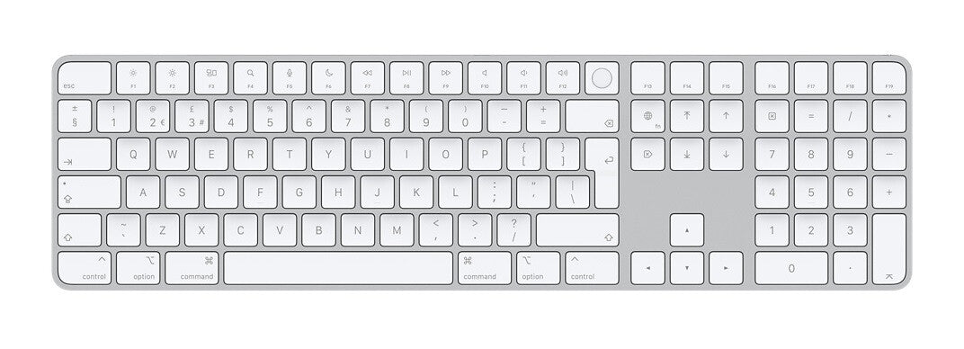 Apple Magic keyboard in White - Bluetooth - QWERTY UK English