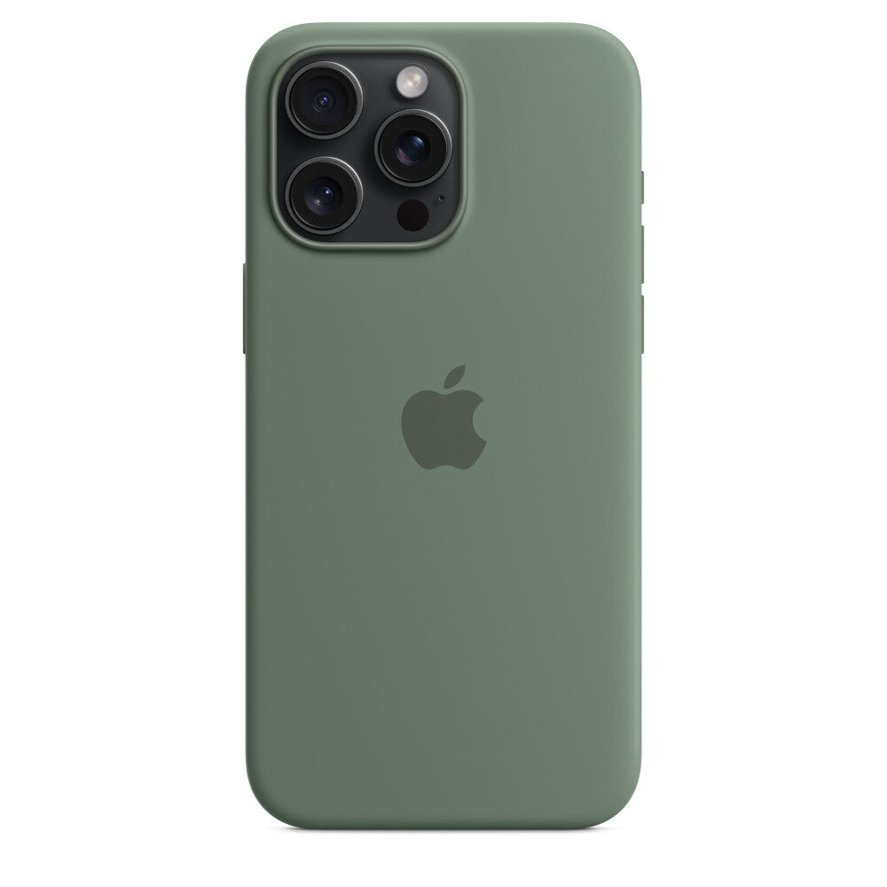 Apple mobile phone case with MagSafe for iPhone 15 Pro Max in Cypress Green