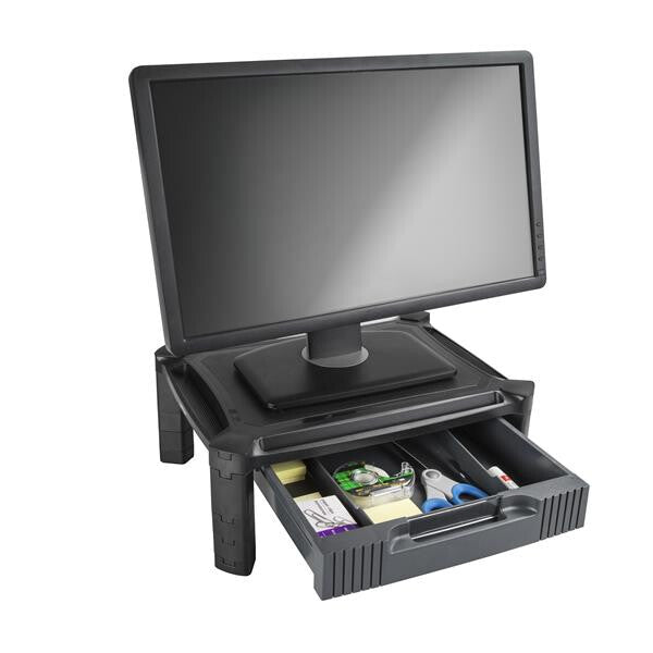 StarTech.com MONSTADJD - Height Adjustable Monitor Riser with Drawer