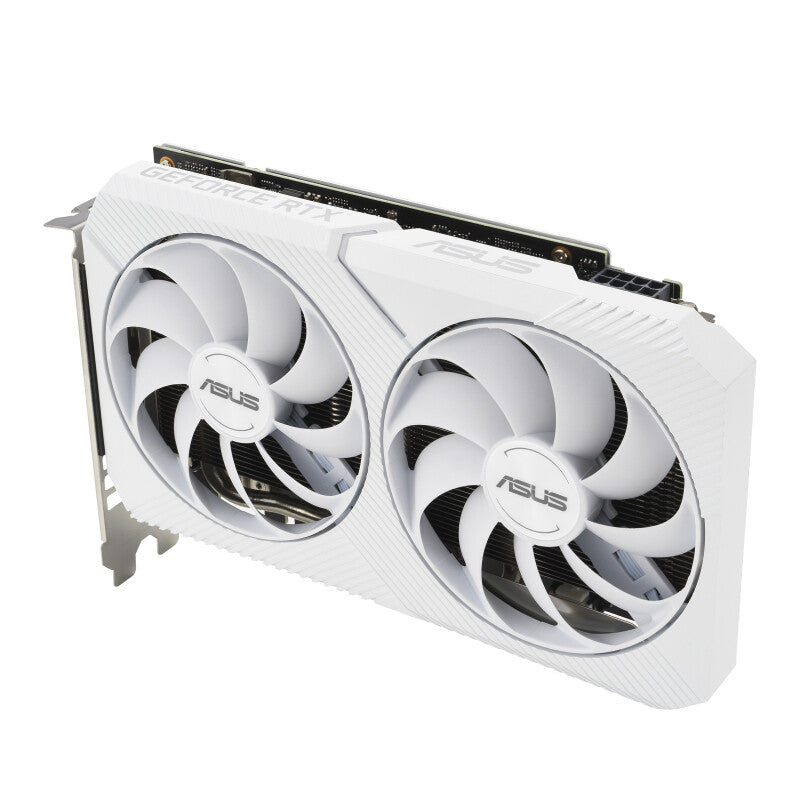 ASUS Dual OC White - NVIDIA 8 GB GDDR6 GeForce RTX 3060 graphics card